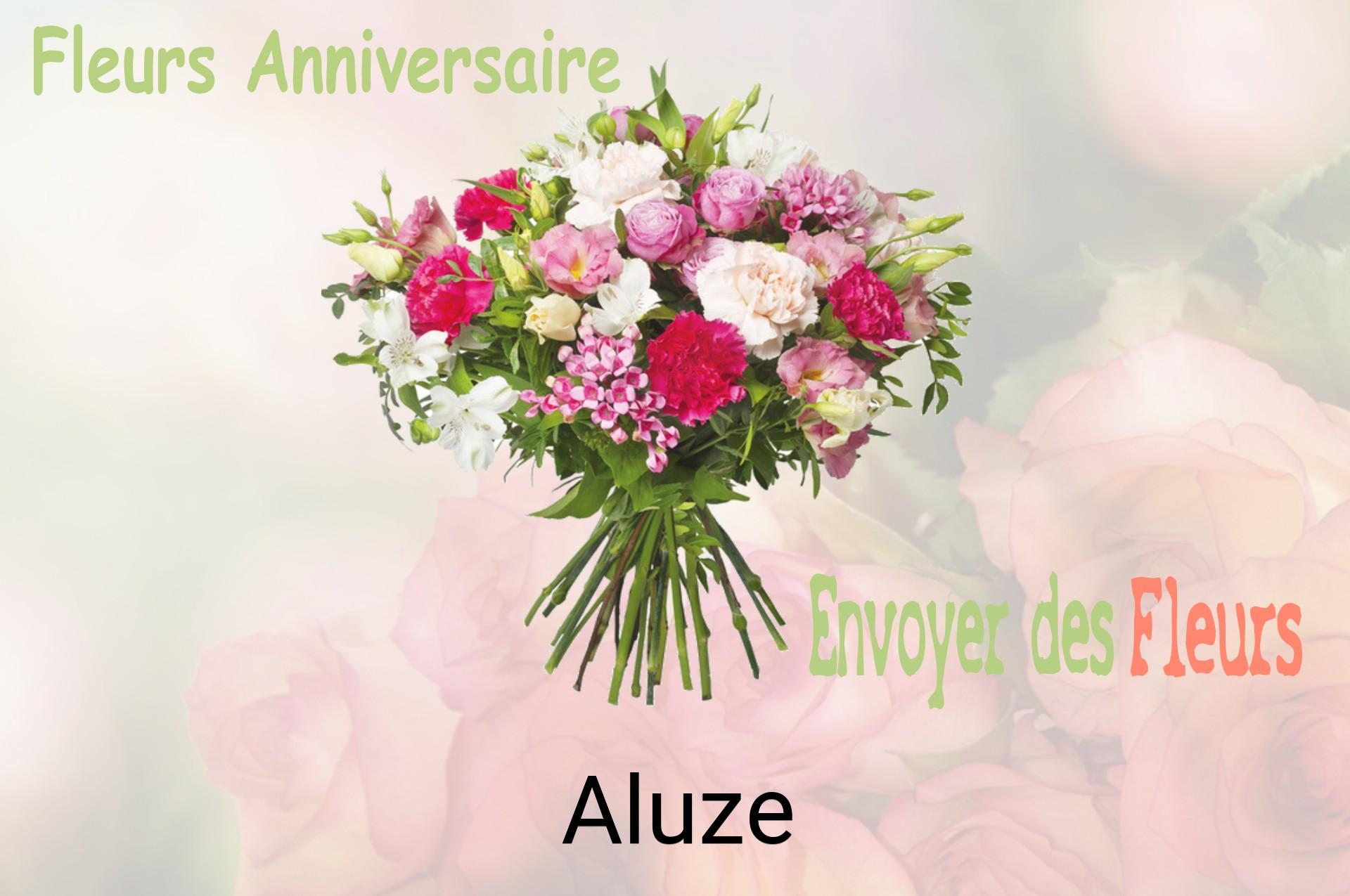 Bouquet de fleurs d’anniversaire livré à Aluze